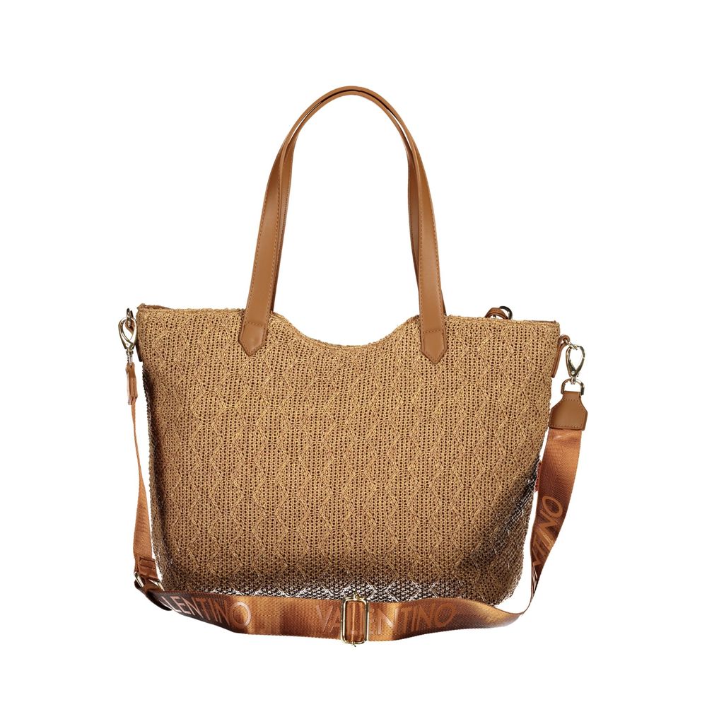 Valentino Brown Polyethylene Women Bag