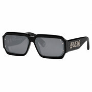 Philipp Plein Black Acetate Sunglasses