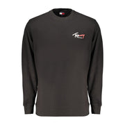 Tommy Hilfiger Black Cotton Men's Sweatshirt