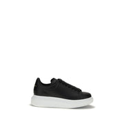 Alexander McQueen Black Calf Leather Bos Taurus Platform Sneakers