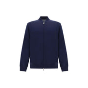 Brunello Cucinelli Blue Cotton Sweatshirt