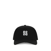 Dsquared² Black Cotton Cap (Baseball Hat)