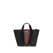 Gucci Black Cotton Shoulder Bag