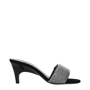 Prada Black Fabric Platform Sandals