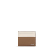 Prada Beige Calf Leather Bos Taurus Wallet