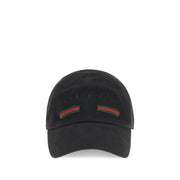 Gucci Black Cotton Cap (Baseball Hat)