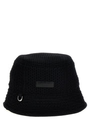Jacquemus Black Viscose Bucket Hat