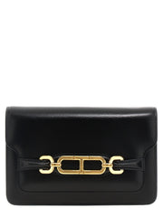 Tom Ford Black Leather Crossbody Bag