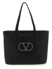 Valentino Garavani Black Calfskin Tote Bag