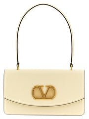 Valentino Garavani White Calfskin Shoulder Bag
