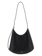 Jil Sander Black Bovine Leather Shoulder Bag