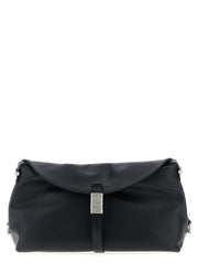 PINKO Black Goatskin Shoulder Bag