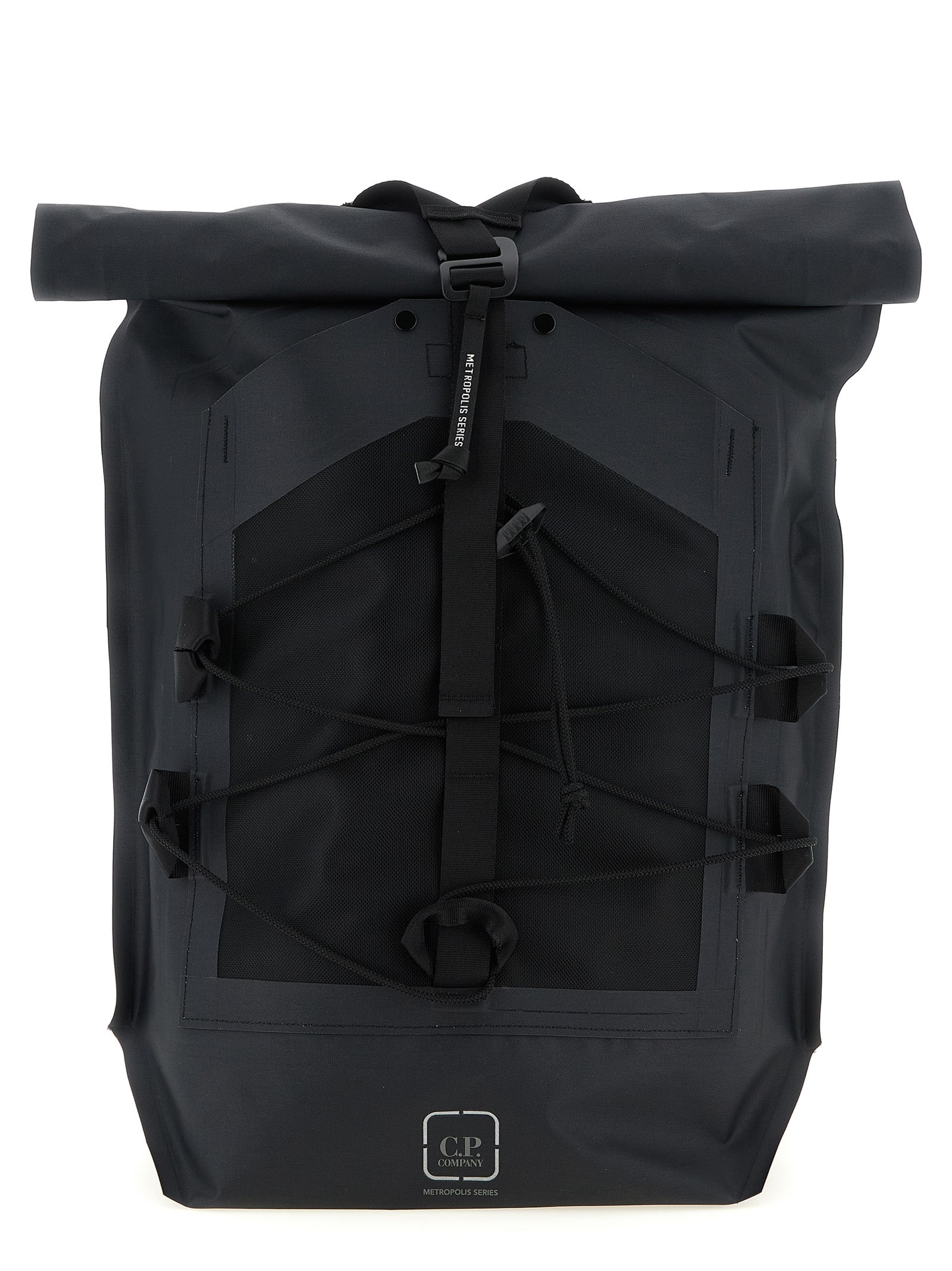 C.P. Company Black Polyamide Backpack