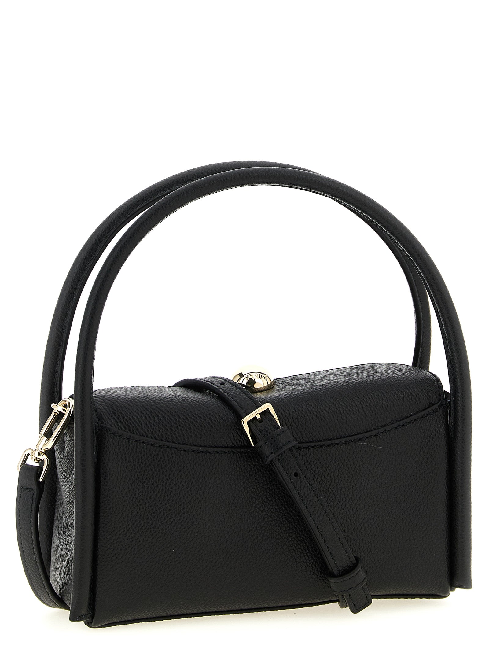Furla Black Calfskin Handbag