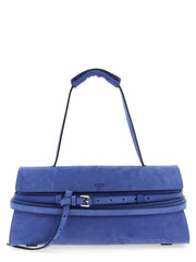 Moschino Blue Calfskin Shoulder Bag