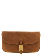 PINKO Brown Cowhide Shoulder Bag