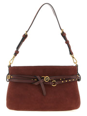 PINKO Bordeaux Lamb Leather Shoulder Bag