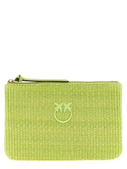 PINKO Bicolor Polypropylene Clutch Bag