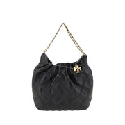 Tory Burch Black Calf Leather Bos Taurus Handbag