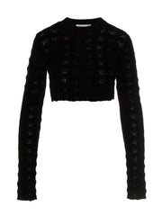 Sportmax Black Wool Cardigan