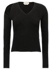 Alexander McQueen Black Wool Cardigan