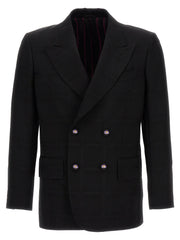 Etro Black Virgin Wool Blazer