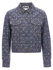 Moschino Blue Cotton Denim Jacket