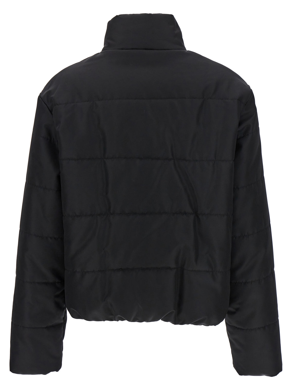 Moschino Black Polyamide Full-Length Jacket