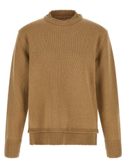 Maison Margiela Beige Wool Cardigan