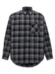 Off-White Gray Cotton Shell Jacket