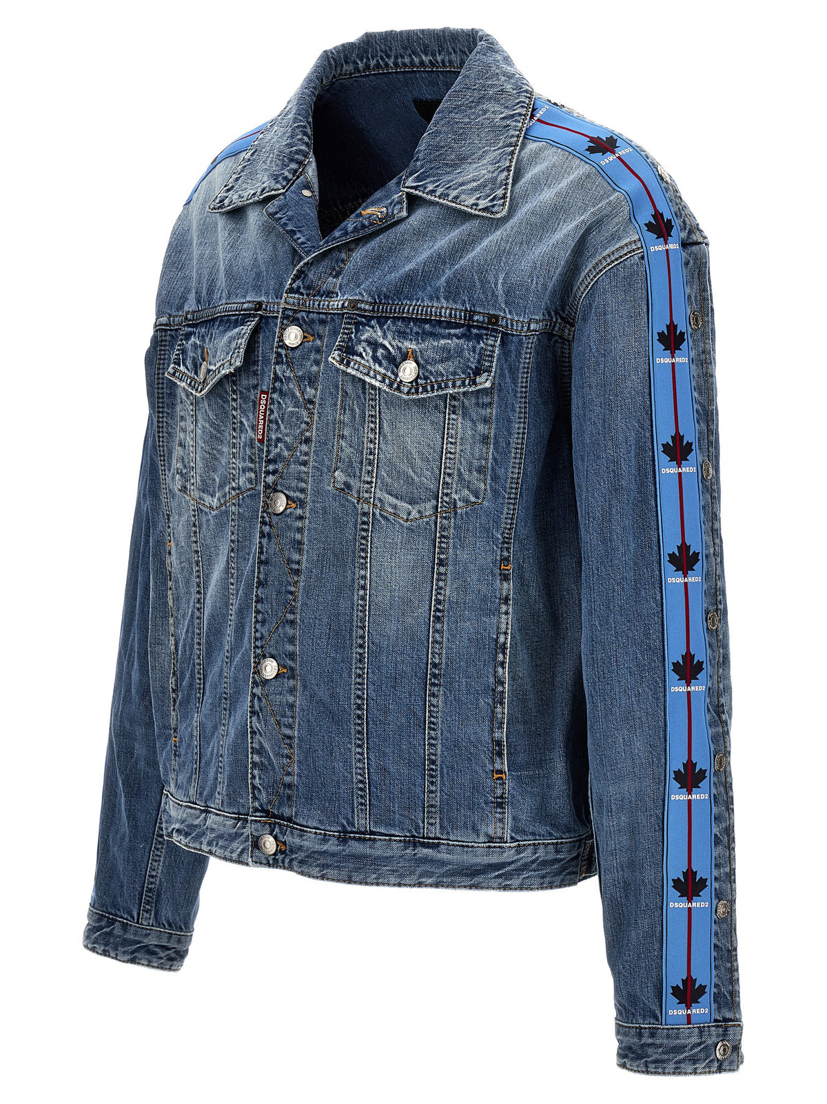Dsquared² Blue Cotton Denim Jacket