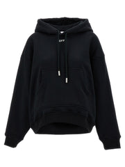 Off-White Black Cotton Hoodie