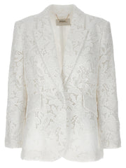 Zimmermann White Polyester Blazer