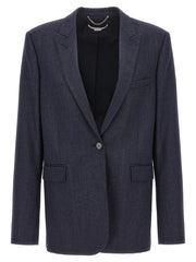 Stella McCartney Blue Viscose Blazer