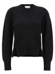 Alexander McQueen Black Wool Cardigan