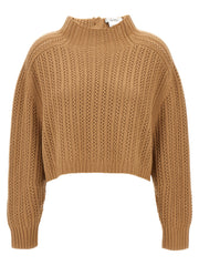 Max Mara Beige Wool Cardigan