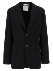 Moschino Black Polyester Blazer