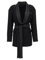 Max Mara Black Viscose Blazer
