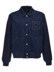 WALES BONNER Blue Cotton Denim Jacket