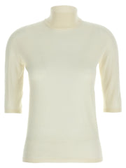 Max Mara White Virgin Wool Cardigan