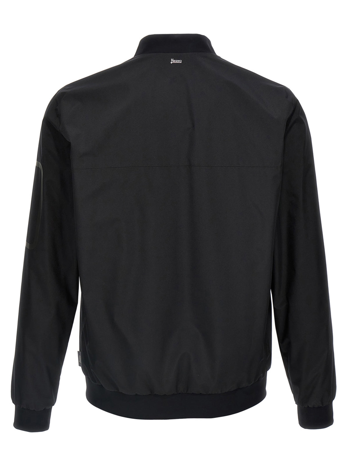 Herno Black Polyester Bomber