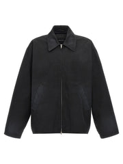 Balenciaga Black Cotton Full-Length Jacket