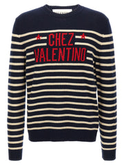 Valentino Garavani Blue Virgin Wool Cardigan