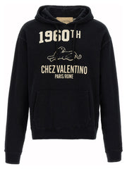 Valentino Garavani Black Cotton Sweatshirt for Men