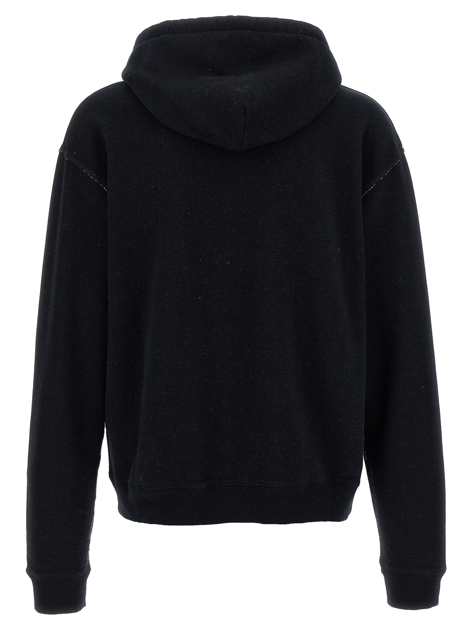 Valentino Garavani Black Cotton Sweatshirt for Men