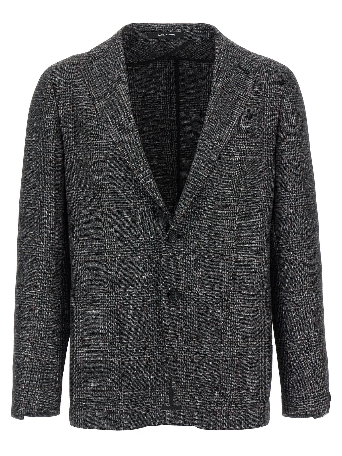 Tagliatore Gray Virgin Wool Blazer