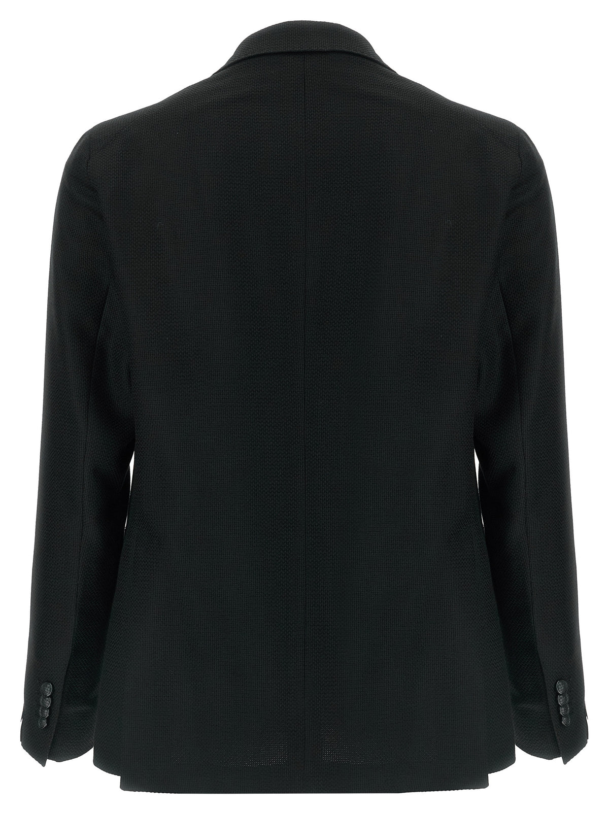 Tagliatore Black Virgin Wool Blazer