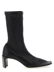 Jil Sander Black Lamb Leather Ankle Boots