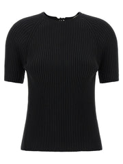 Tory Burch Black Cotton Cardigan