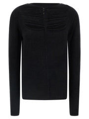 Rick Owens Black Wool Cardigan